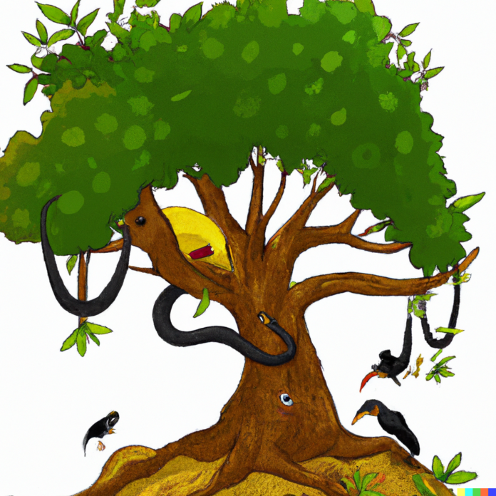 Learn vocabulary through Panchatantra stories 2 - The Clever Crow and the Snake
